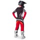 dres TECHSTAR limitovaná edice DEEP, ALPINESTARS (černá/bílá/červená fluo/oranžová) 2025
