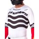 dres TECHSTAR limitovaná edice DEEP, ALPINESTARS (černá/bílá/červená fluo/oranžová) 2025