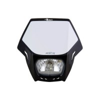 Přední enduro maska se světlem RTECH Matrix černá