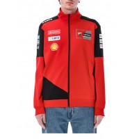 mikina na zip TEAM DUCATI Corse, (červená, černá)