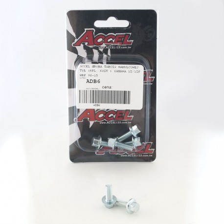 ACCEL šrouby zadního brzdového kotouče (sada 6ks-M6) YAMAHA YZ/YZF/WRF '98-'16