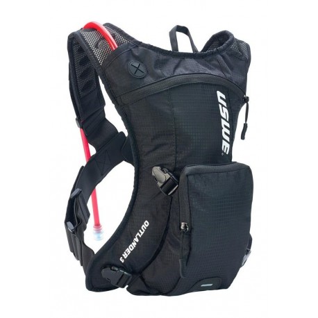 batoh ENDURO OUTLANDER 3, USWE - Švédsko (černá, objem 3 l, hydrobag 1,5 l)