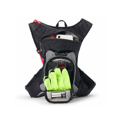 batoh ENDURO RAW 3, USWE - ŠVÉDSKO (carbon černá, objem 3L, hydrobag 2L)