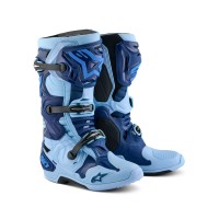 boty TECH 10 limitovaná edice STEELERS, ALPINESTARS (modrá/světle modrá) 2025