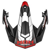 kšilt pro přilby N312 VAPOR, NOX (bílá,černá,červená)