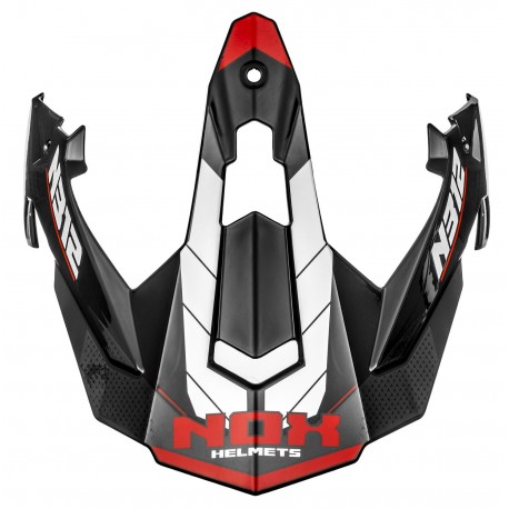 kšilt pro přilby N312 VAPOR, NOX (bílá,černá,červená)