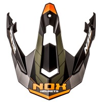 kšilt pro přilby N312 VAPOR, NOX (khaki matná, oranžová)