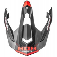 kšilt pro přilby N312 VAPOR, NOX (černá matná, červená)