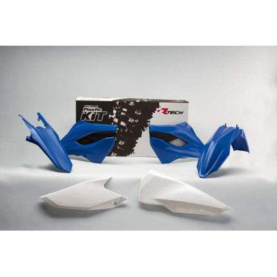 Sada plastů HUSABERG TE/FE 125/250/300/350/450/501 '13-'14 (modrá/bílá), RACETECH (RTECH)