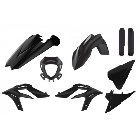 Sada plastů BETA X-TRAINER '20-'22 (černá), POLISPORT