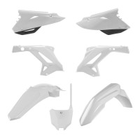 Sada plastů HONDA CR 125/250 '04-'07 (RESTYLING na model 2022), bílá/černá, POLISPORT