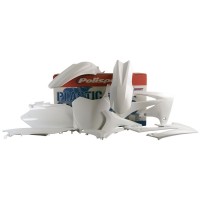 Sada plastů HONDA CRF 250R '11-'13 CRF 450R '11-'12 (bílá), POLISPORT