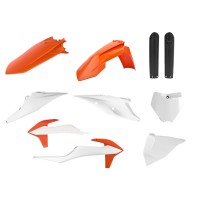 Sada plastů KTM SX/SX-F '19-'22 (oranžová/bílá/černá), POLISPORT