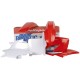 Sada plastů HONDA CR 125 '04-'07 CR 250 '04-'07 (červená/bílá), POLISPORT