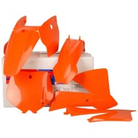 Sada plastů KTM SX 65 '02-'08 (oranžová), POLISPORT