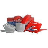 Sada plastů HONDA CR 85R '03-'07 (červená/bílá), POLISPORT