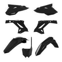 Sada plastů HONDA CR 125/250 '00-'01 (RESTYLING na model 2022) černá, POLISPORT