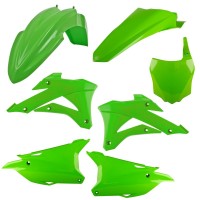 Sada plastů KAWASAKI KX 85 '22-'24 KX 100 '22-'24 KX 112 '22-'24 (zelená), POLISPORT