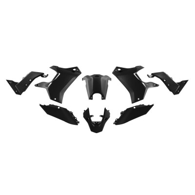 Sada plastů (bez předního blatníku) T7 REVOLUTION YAMAHA TENERE 700 '19-'24 (černá), RACETECH (RTECH)