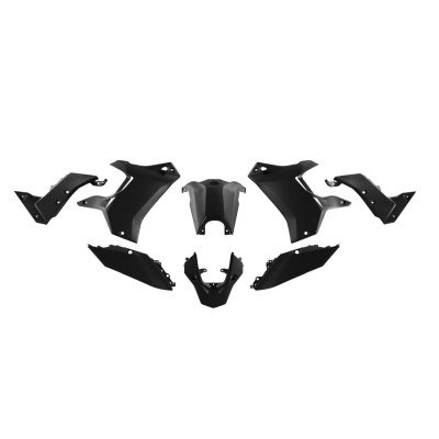 Sada plastů (bez předního blatníku) T7 REVOLUTION YAMAHA TENERE 700 '19-'24 (černá), RACETECH (RTECH)