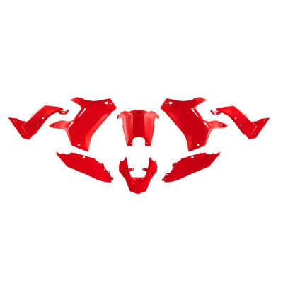 Sada plastů (bez předního blatníku) T7 REVOLUTION YAMAHA TENERE 700 '19-'24 (červená), RACETECH (RTECH)