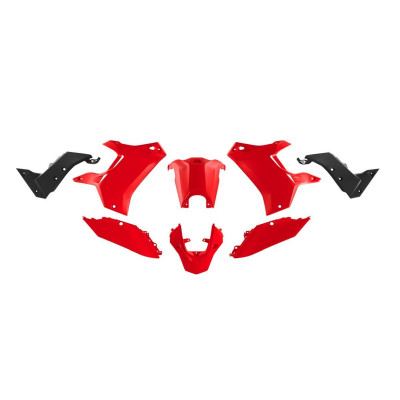 Sada plastů (bez předního blatníku) T7 REVOLUTION YAMAHA TENERE 700 '19-'24 (červená/černá), RACETECH (RTECH)