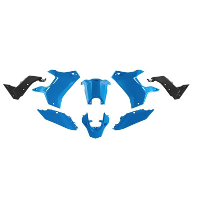 Sada plastů (bez předního blatníku) T7 REVOLUTION YAMAHA TENERE 700 '19-'24 (světle modrá/černá), RACETECH (RTECH)