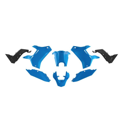 Sada plastů (bez předního blatníku) T7 REVOLUTION YAMAHA TENERE 700 '19-'24 (světle modrá/černá), RACETECH (RTECH)