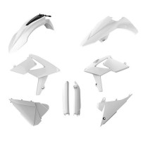 Sada plastů (FULL KIT) BETA 2T/4T '13-'17, v sadě kryty tlumičů (bílá),POLISPORT