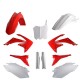 Sada plastů (FULL KIT) HONDA CRF 250R '11-'13 CRF 450R '11-'12 (červená/bílá), POLISPORT