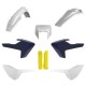 Sada plastů HUSQVARNA TE/FE TPI '17-'19 (bílá/černá/žluá), POLISPORT