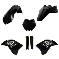 Sada plastů KTM SX/SX-F/XC-F '08-'10 (černá), POLISPORT
