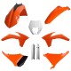 Sada plastů KTM EXC/EXC-F '12-'13 (oranžová/bílá), POLISPORT