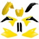 Sada plastů SUZUKI RMZ 450 '08-'17 (žlutá/černá), POLISPORT