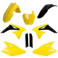 Sada plastů SUZUKI RMZ 450 '08-'17 (žlutá/černá), POLISPORT