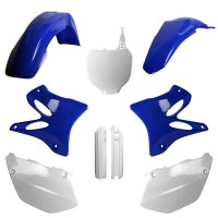 Sada plastů YAMAHA YZ 125/250 '02-´04 (modrá/bílá), POLISPORT