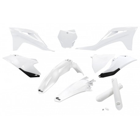 UFO sada plastů GAS GAS MC 125 / 250 '21-'23, EX 250 / 300 '21-'23, MC-F / EX-F 250 / 350 / 450 '21-'23 (bílá)