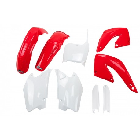 UFO sada plastů HONDA CR 125/250 '00-'01 (červená/bílá)