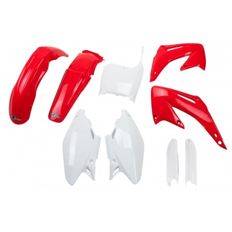 UFO sada plastů HONDA CR 125/250 '02-'03 (červená/bílá)