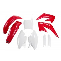 UFO sada plastů HONDA CR 125/250 '04-'07 (červená/bílá)