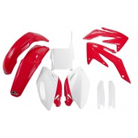 UFO sada plastů HONDA CRF 250R '04-'05 (červená/bílá)