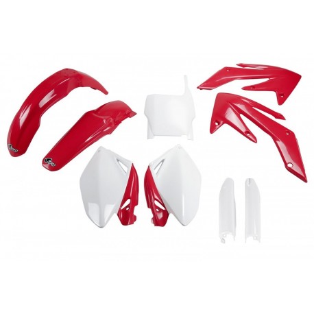 UFO sada plastů HONDA CRF 250R '06-'07 (červená/bílá)