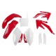 UFO sada plastů HONDA CRF 450 R '07 (červená/bílá)