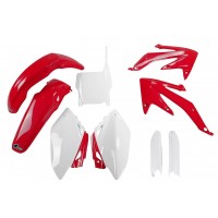 UFO sada plastů HONDA CRF 450 R '07 (červená/bílá)