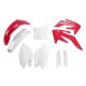 UFO sada plastů HONDA CRF 250R '08-09 (červená/bílá OEM '09)