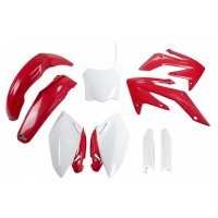 UFO sada plastů HONDA CRF 250R '08-'09 (červená/bílá OEM '08)
