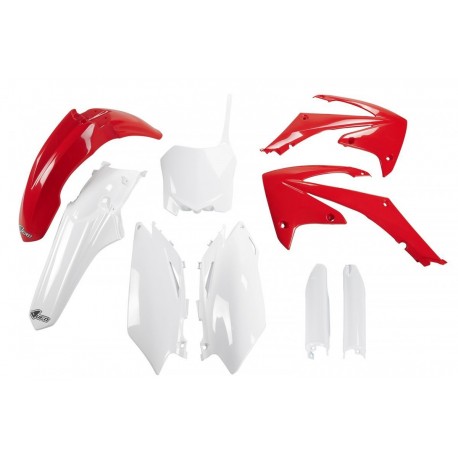 UFO sada plastů HONDA CRF 450 R '09-'10, CRF 250 '10 (červená/bílá)