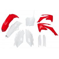 UFO sada plastů HONDA CRF 250R '11-'13, CRF 450R '11-'12 (červená/bílá)