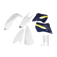 UFO sada plastů HUSQVARNA TE/FE 125/250/300/350/450 '15-'16 (bílá/černá)