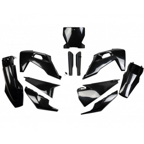 UFO sada plastů HUSQVARNA TC 125/250 '19-'22, FC 250/350/450 '19-'22 (černá)